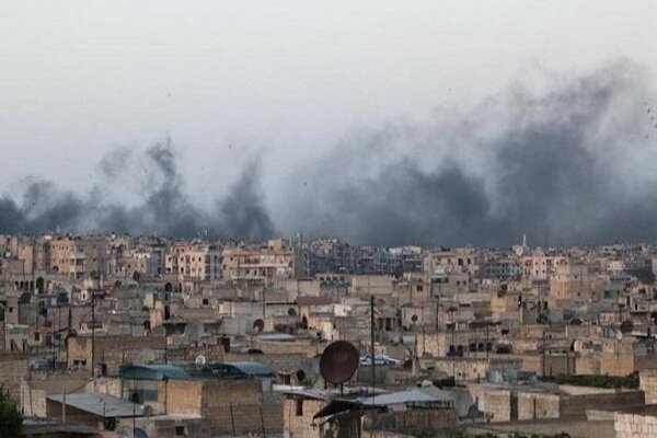 بمباران مناطقی در حومه حلب توسط نظامیان ترکیه
