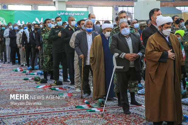 همایش حماسه حضور بسیجیان استان خراسان شمالی در بجنورد