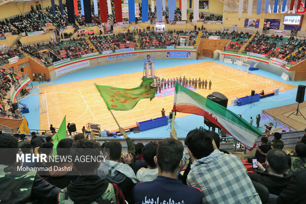 تجمع بزرگ بسیجیان اردبیل