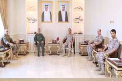 Iran Military Attaché meets Qatari Armed Forces Chief