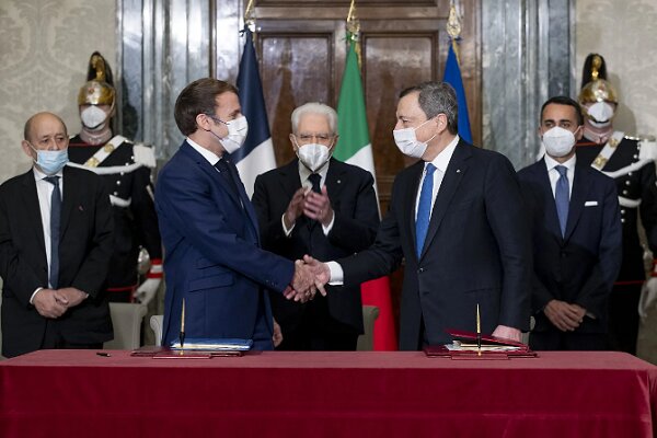 فرانسه و ایتالیا «پیمان کویریناله» را امضاء کردند 