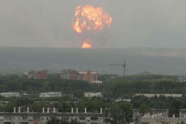 Fire, explosions hit ammunition depot in Russia