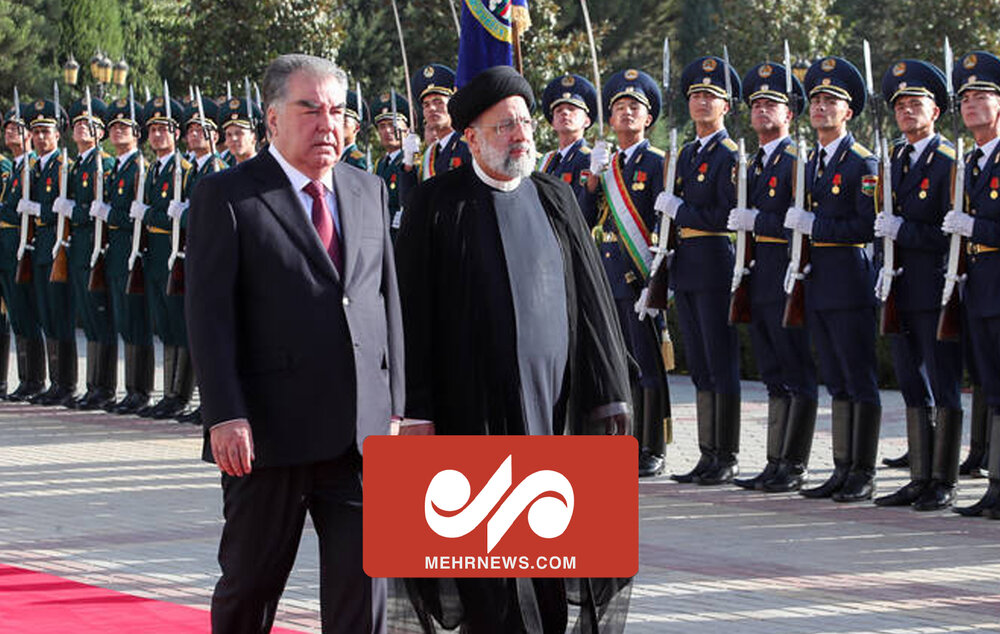 دیدار رئیس جمهور ایران با همتای تاجیکستانی