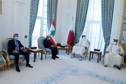دعوت «میشل عون» از امیر قطر برای سرمایه گذاری در لبنان