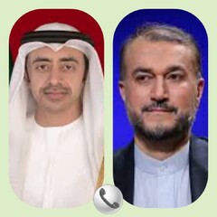 Iran-UAE FMs discuss various political, consular issues