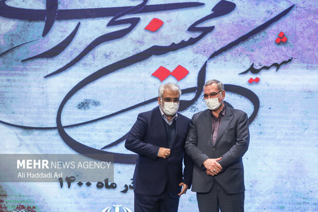 دکتر عین الهی و دکتر طهرانچی در مراسم بزرگداشت دانشگاهی شهید فخری زاده حضور دارند