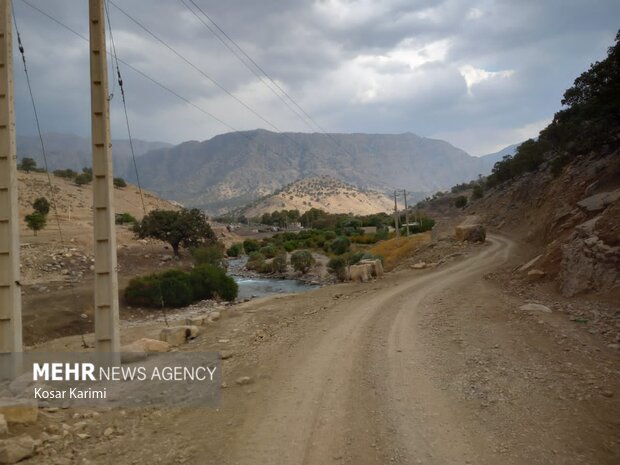 وضعیت روستای زلزله زده« سوسن سرخاب» اندیکا