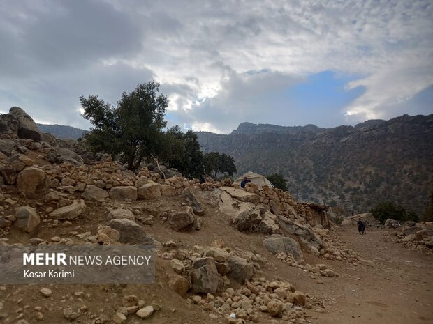 وضعیت روستای زلزله زده« سوسن سرخاب» اندیکا