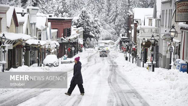 رکورد بارش برف در کالیفرنیا