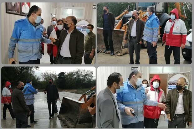 اکیپ‌های امدادی در نقاط مختلف استان بوشهر مستقر شده است