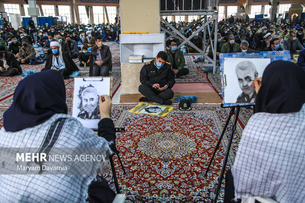 مراسم بزرگداشت دومین سالگرد شهادت حاج قاسم سلیمانی در بجنورد