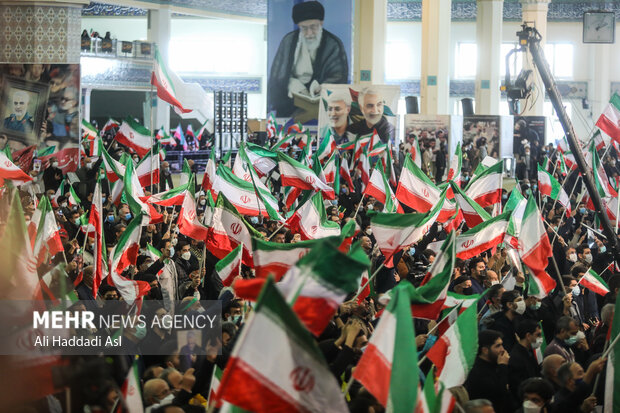 مراسم دومین سالگرد شهادت سردار سلیمانی در مصلی تهران