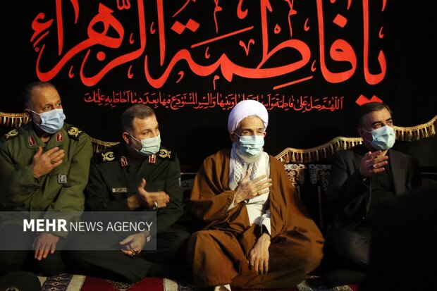 عزاداری شهادت حضرت زهرا (س) و سردار سلیمانی در ساری