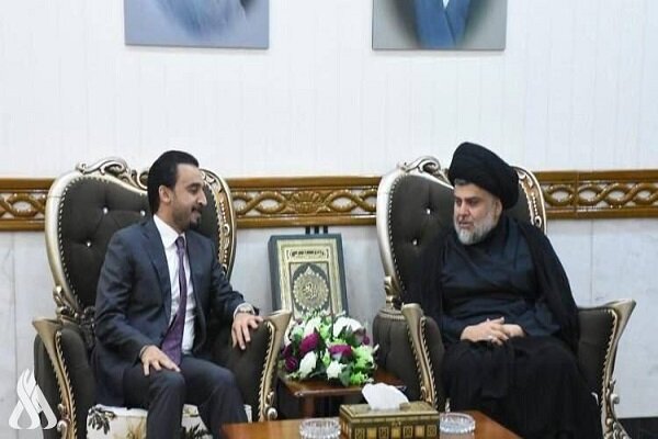 محمد الحلبوسی با مقتدی صدر در نجف دیدار کرد