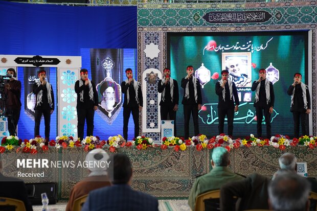 اجلاسیه سراسری دومین سالگرد شهادت حاج قاسم در کرمان