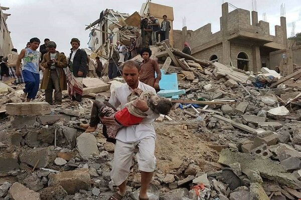 استشهاد یمنیین بقصف طیران العدوان سعودي على صعدة