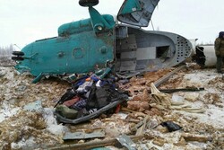 سقوط هلی کوپتر در روسیه سه کشته و زخمی برجای گذاشت