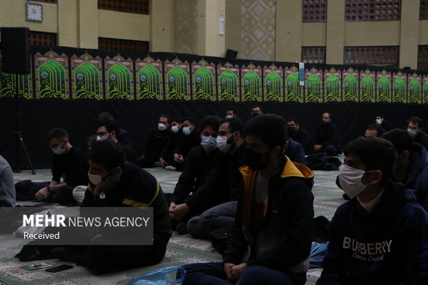 مراسم شام شهادت حضرت صدیقه کبری (س) در مسجد دانشگاه بوعلی سینا همدان