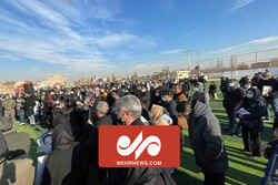 گلباران محل سقوط هواپیمای اوکراینی