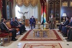 رایزنی بارزانی با رهبران ۲ ائتلاف سیاسی اصلی سنی عراق