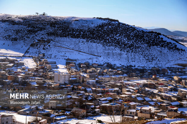 A Snowy day in Kiasar mountains of Mazandaran 