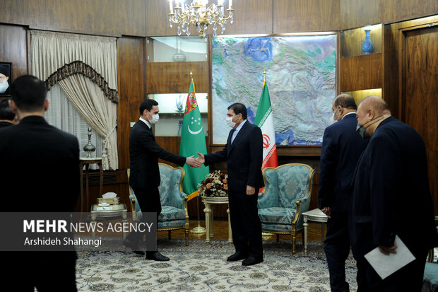 Meeting between Iran, Turkmenistan VPs