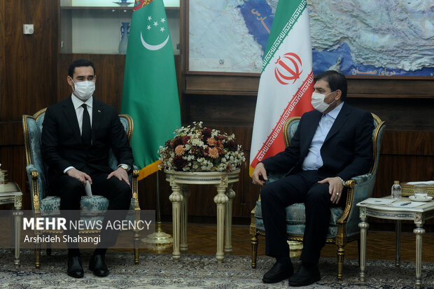 Meeting between Iran, Turkmenistan VPs