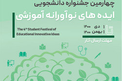 جشنواره دانشجویی ایده های نوآورانه آموزشی ۱۴۰۱ برگزار می شود
