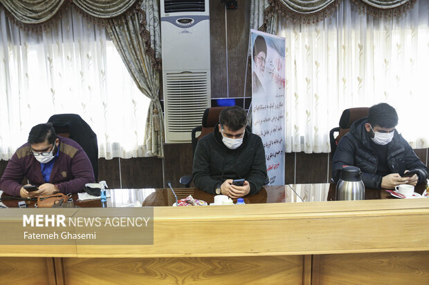 خبرنگاران رسانه ها  در نشست خبری سخنگوی نیروی انتظامی حضور دارند