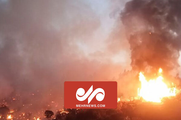 آتش‌سوزی در اردوگاه مسلمانان روهینگیا