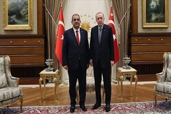 دیدار «اردوغان» و نخست‌وزیر جمهوری قبرس شمالی
