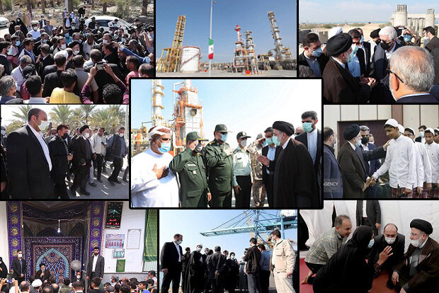 دومین روز سفر دولت به هرمزگان/ افتتاح پالایشگاه نفت خام فوق سنگین