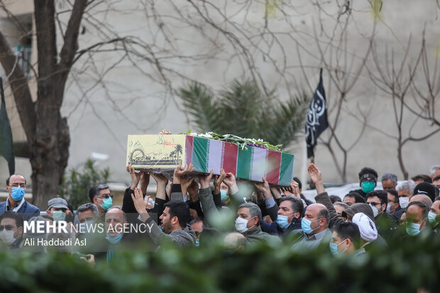 Bodies of 2 Holy Defense martyrs buried in interior ministry

