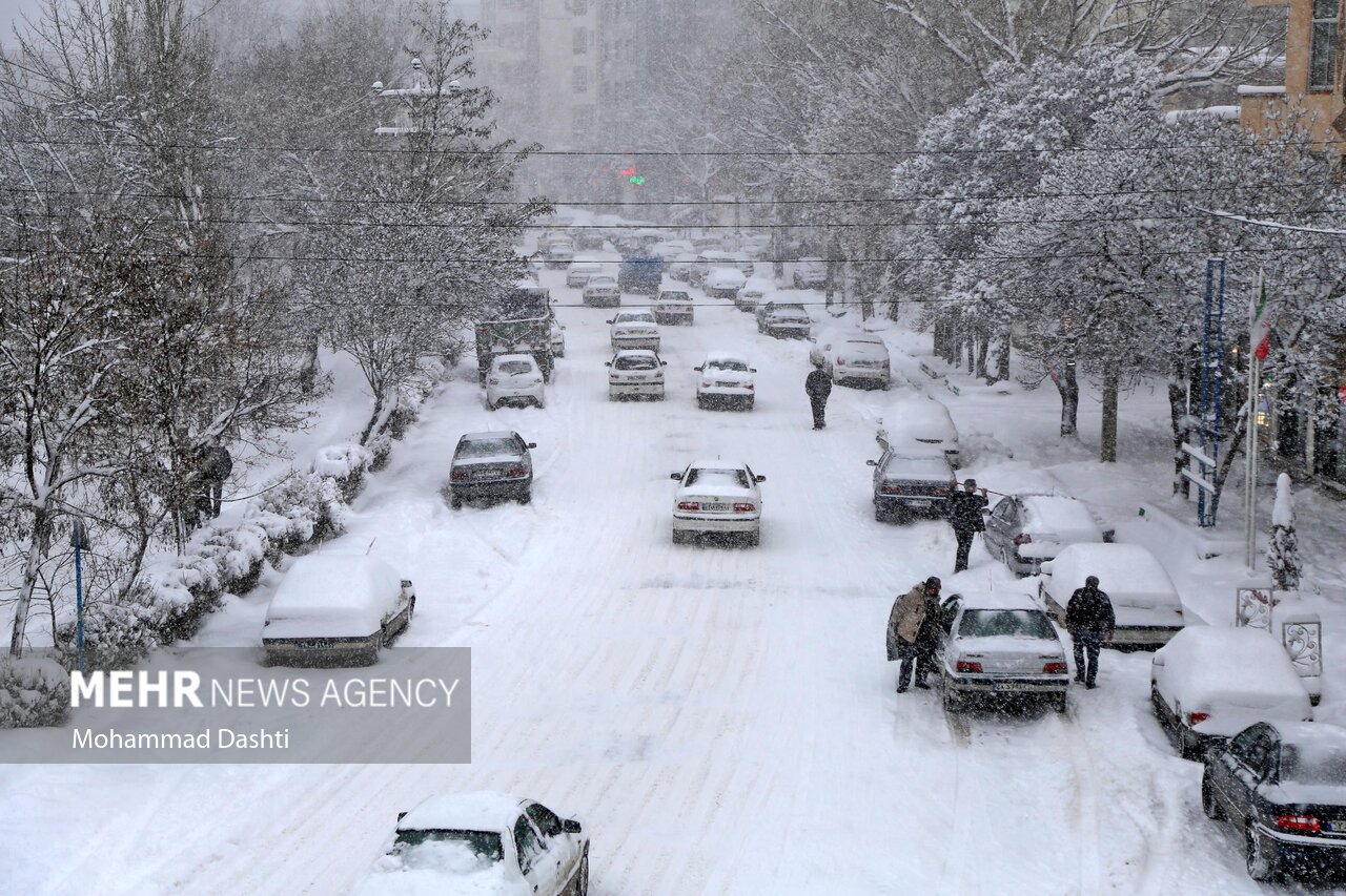 ۳ استان دارای بیشترین مشکلات ناشی از برف و کولاک