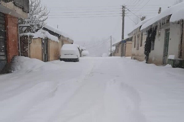 بارش یک متری برف در ارتفاعات خورگام شهرستان رودبار