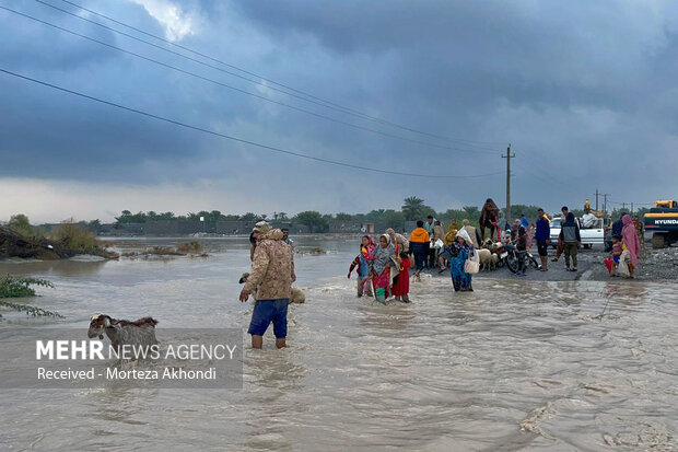 وضعیت اضطراری در هرمزگان/ برخی روستاها درپی بارش باران تخلیه شدند