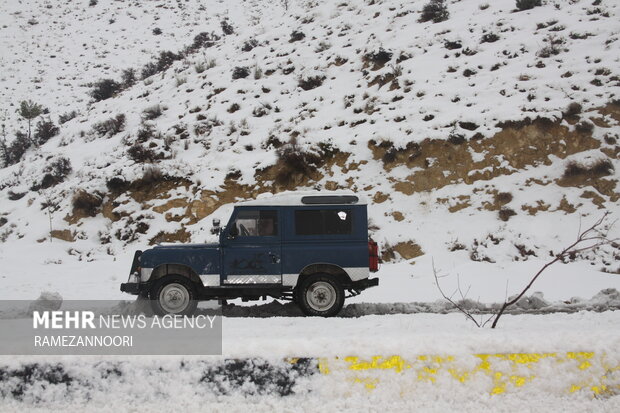 بارش برف ایلام
