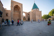 «ساعت زمین» در مجموعه تاریخی بسطام