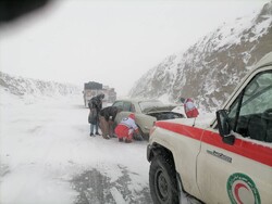 امداد رسانی به ۲۱۱۰ حادثه دیده در جاده های کردستان
