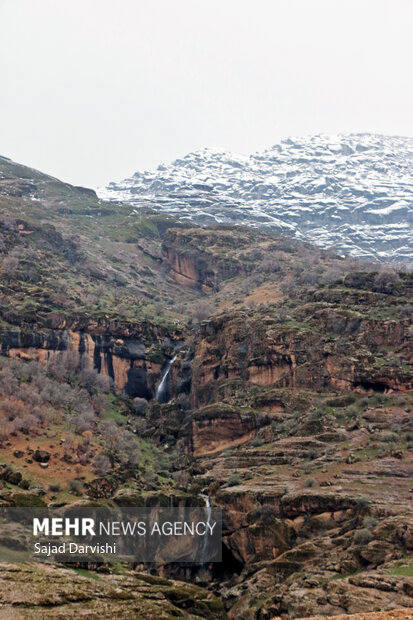 Snowfall in Lorestan