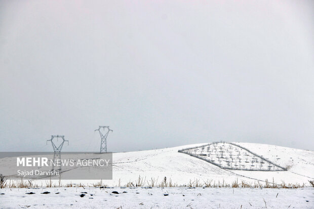 Snowfall in Lorestan