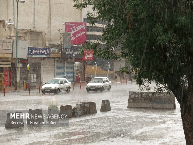 بارش باران در بندرعباس