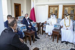 رئیس مجلس ترکیه با امیر قطر دیدار کرد
