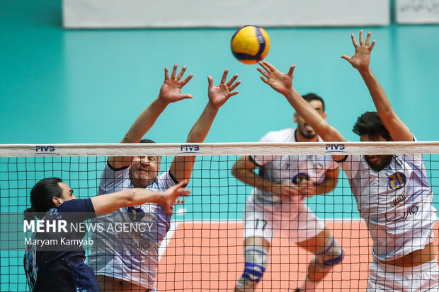 Peykan Tehran vs Gonbad Municipality volleyball league
