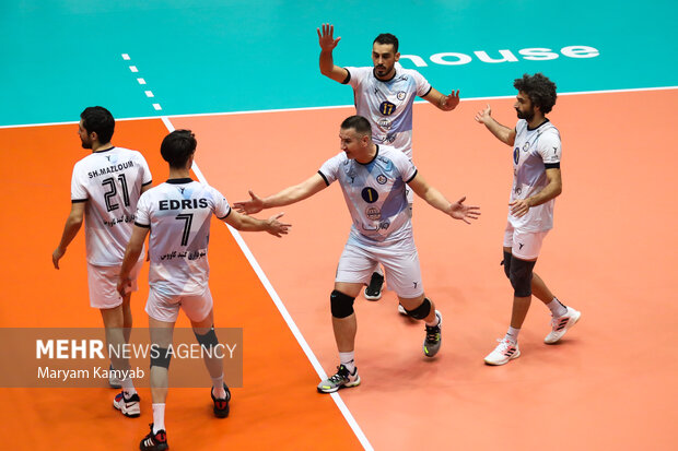 Peykan Tehran vs Gonbad Municipality volleyball league
