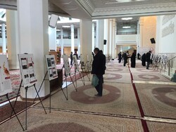 نمایشگاه «ضالین» در شیراز برگزار شد