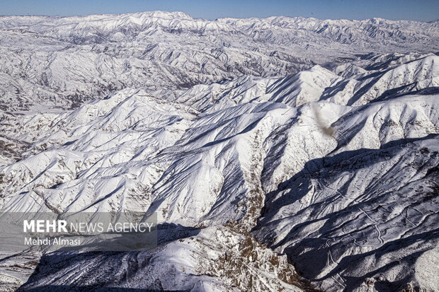 طبیعت زمستانی «سفیدکوه» خرم‌آباد