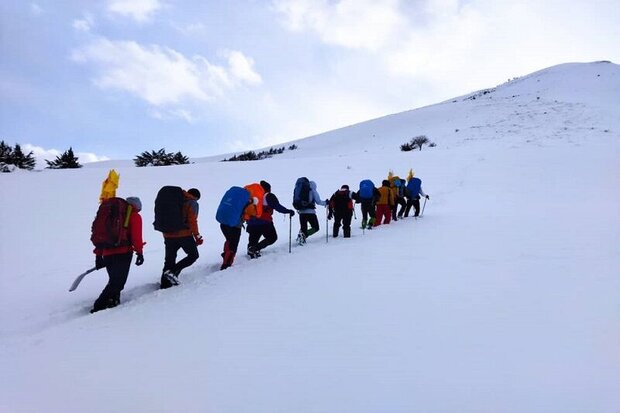 کوهنوردان گرفتار در کولاک سبلان نجات یافتند