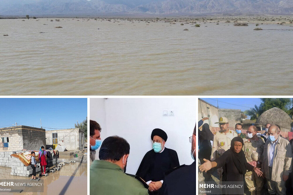سفر رئیس‌جمهور به کرمان/ نشست رئیسی برای بررسی وضعیت سیل‌زدگان/ بازدید از روستای سیل‌زده نهضت‌آباد