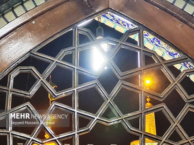 Imam Reza holy shrine on birthday anniv. of Hazrat Fatima